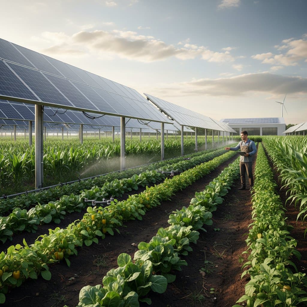 Why Solar Panels Actually Boost Crop Yields 5-15%