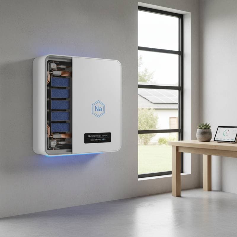 Sodium-Ion Batteries Cut Home Storage Costs 40%
