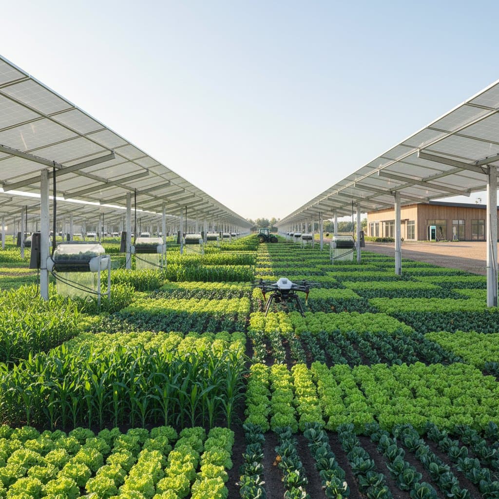 Agrivoltaics: Growing Crops and Power on Same Land