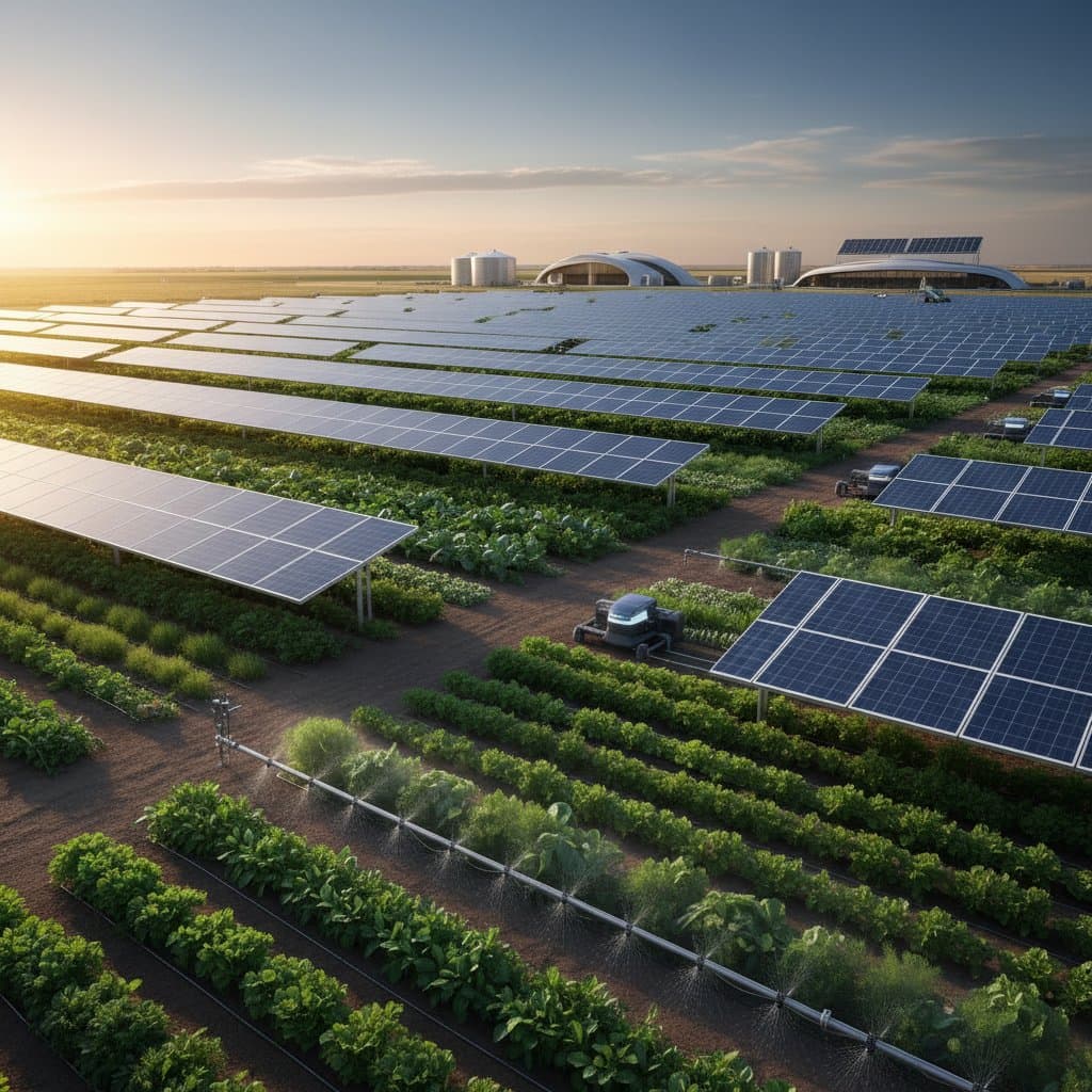 Solar Farms Now Grow Crops and Power Together