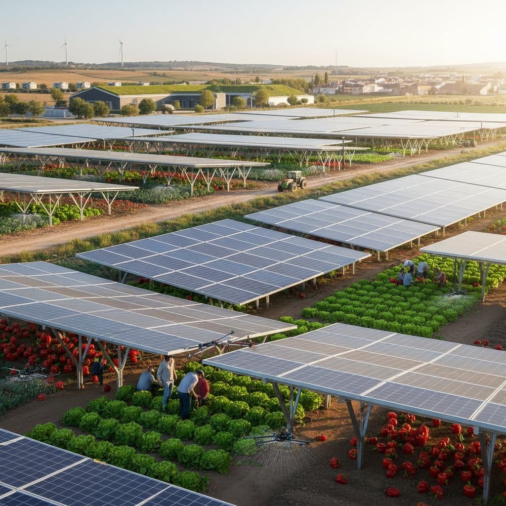 Solar Farms Now Grow Food and Power Together