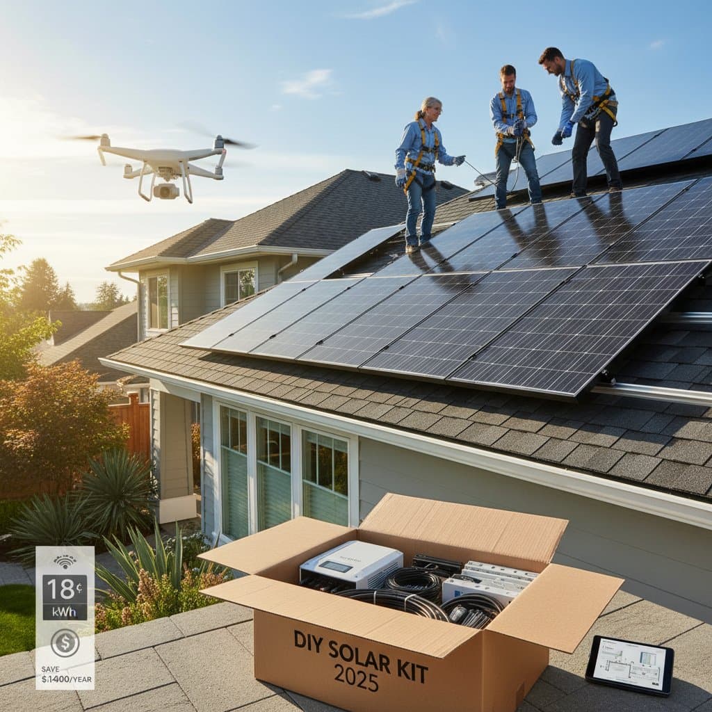 DIY Solar Pays Back $1,400 Yearly at 18¢ Per kWh