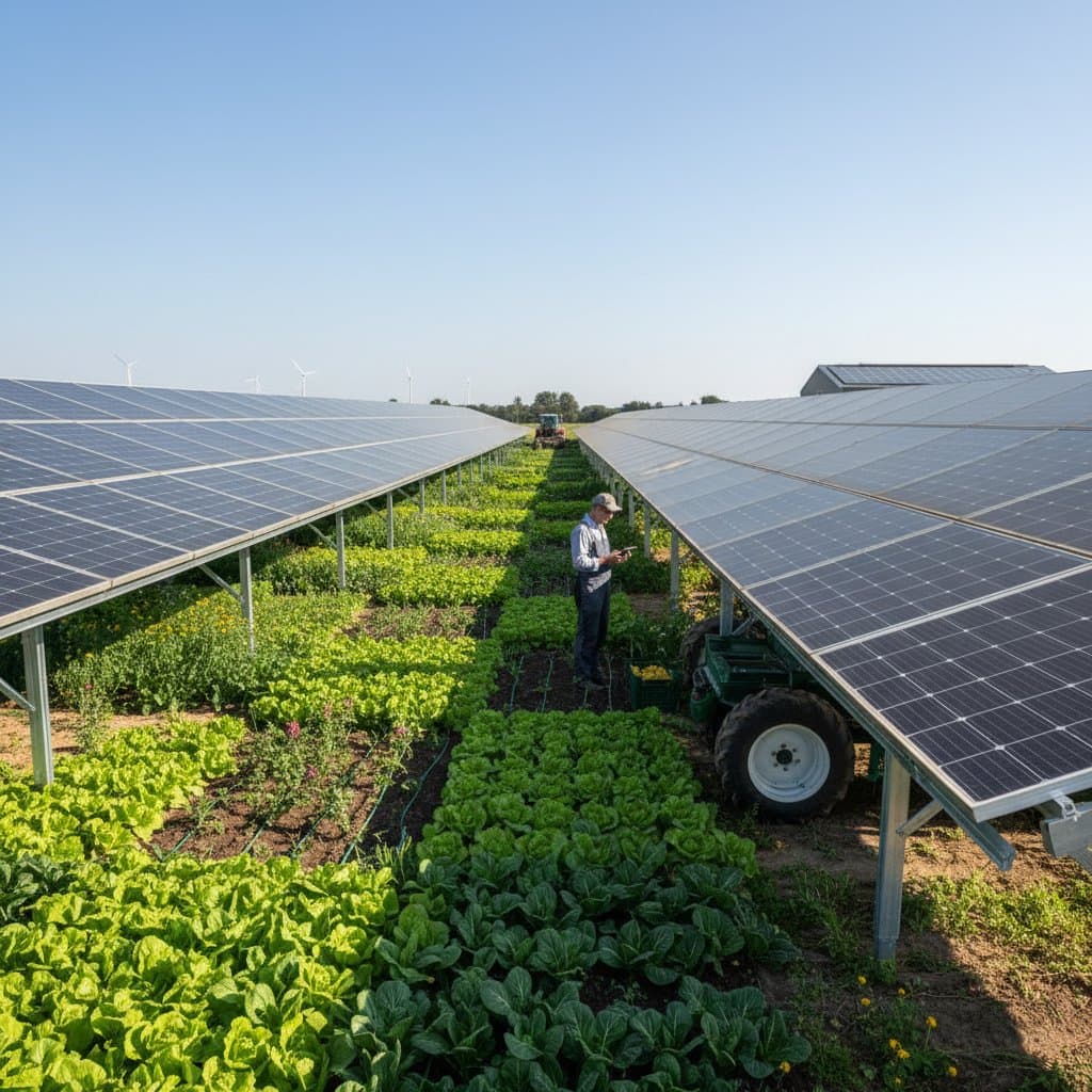 Agrivoltaics: Growing Food and Power on the Same Field