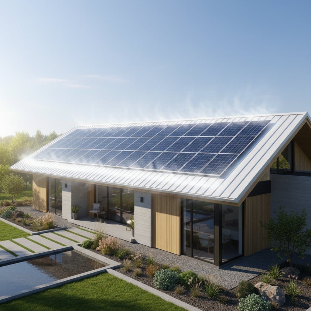 Cool Roofs Keep Solar Panels 40% More Efficient