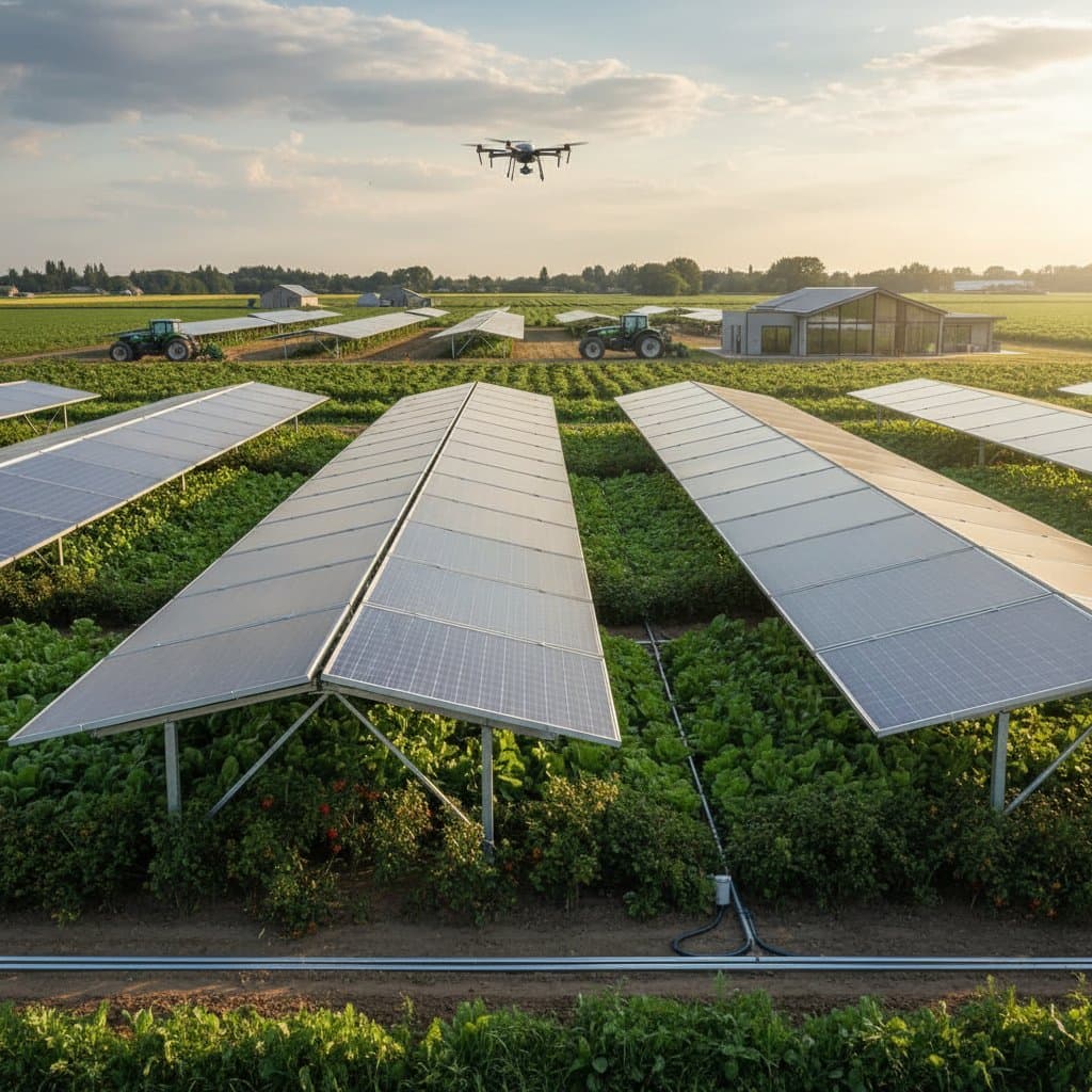 Farms Doubling Income with Solar and Crop Dual Use