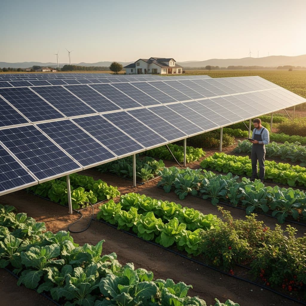 Solar Panels That Help Crops Grow Better