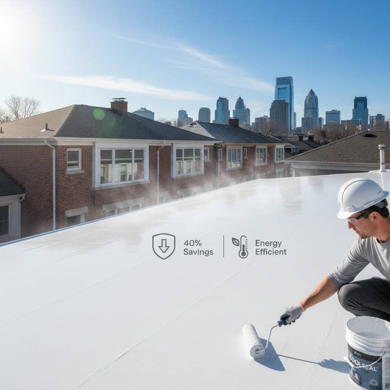 Cut AC Bills 40% with Reflective Roof Coatings