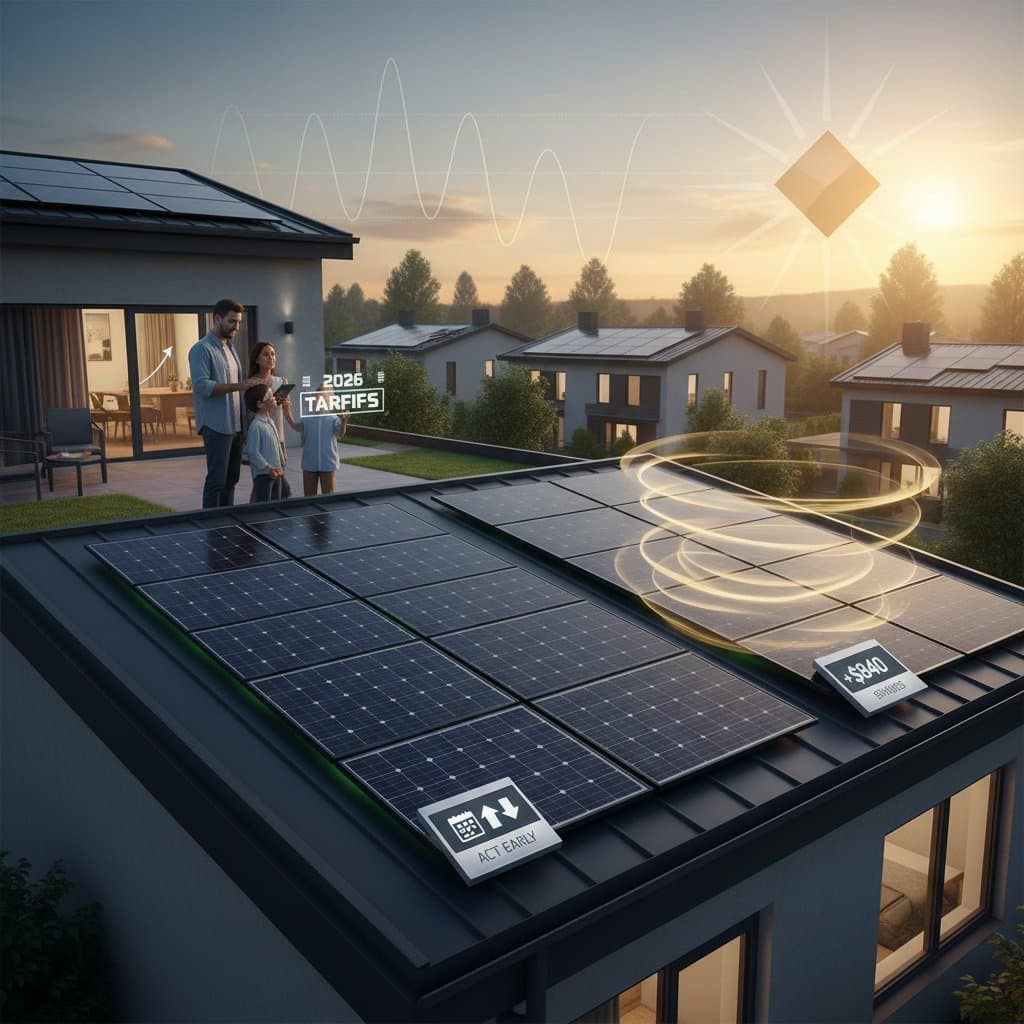 Solar Tariffs Will Add $840 to Your System in 2026