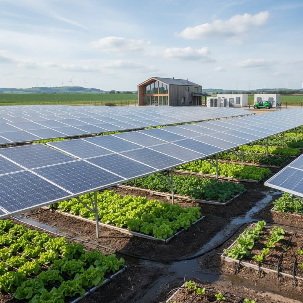 Agrivoltaics Doubles Farm Income While Growing Crops