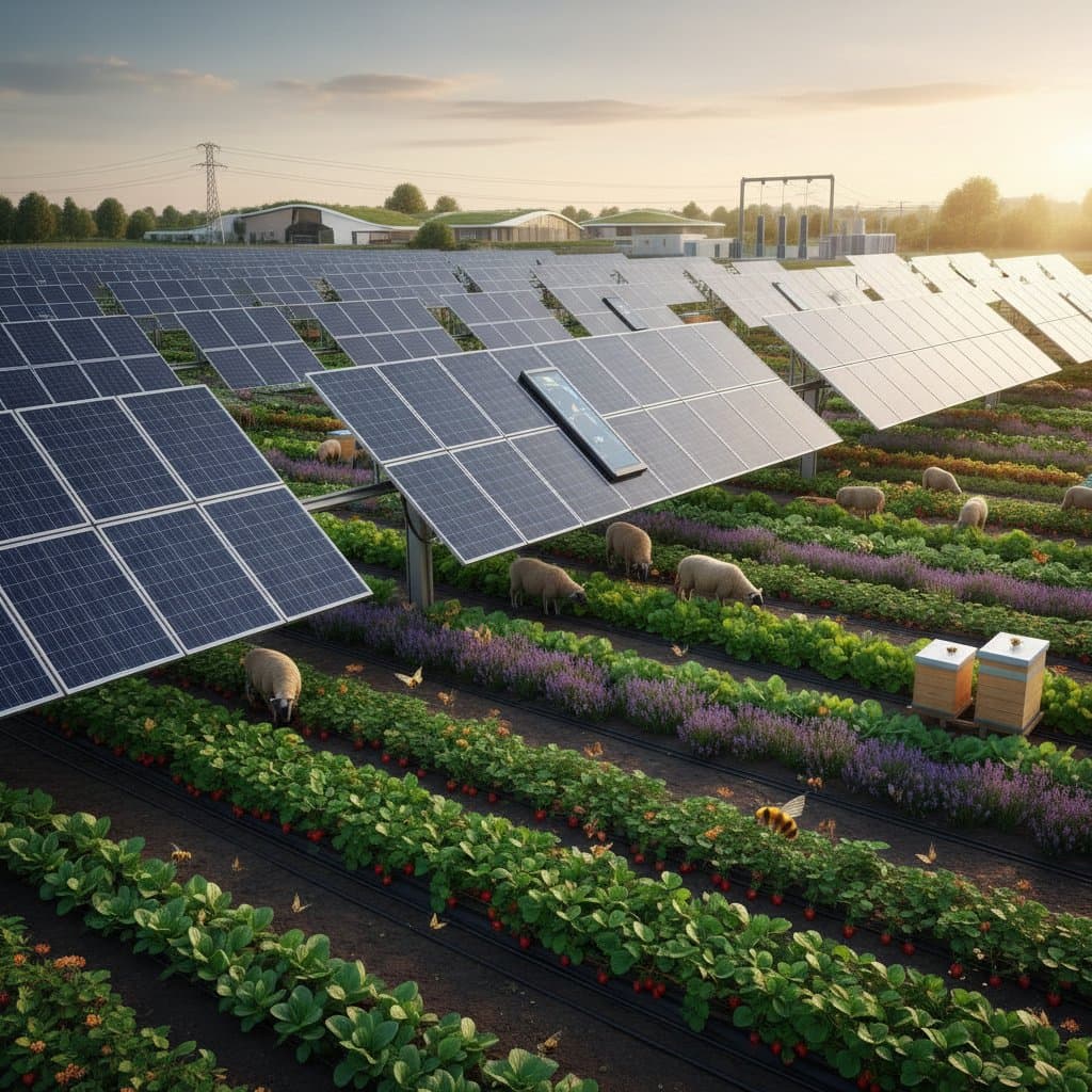 Solar Farms That Feed People and the Grid