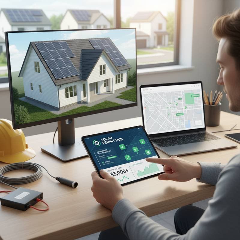 New Apps Cut Solar Permit Costs by $3K in 2026