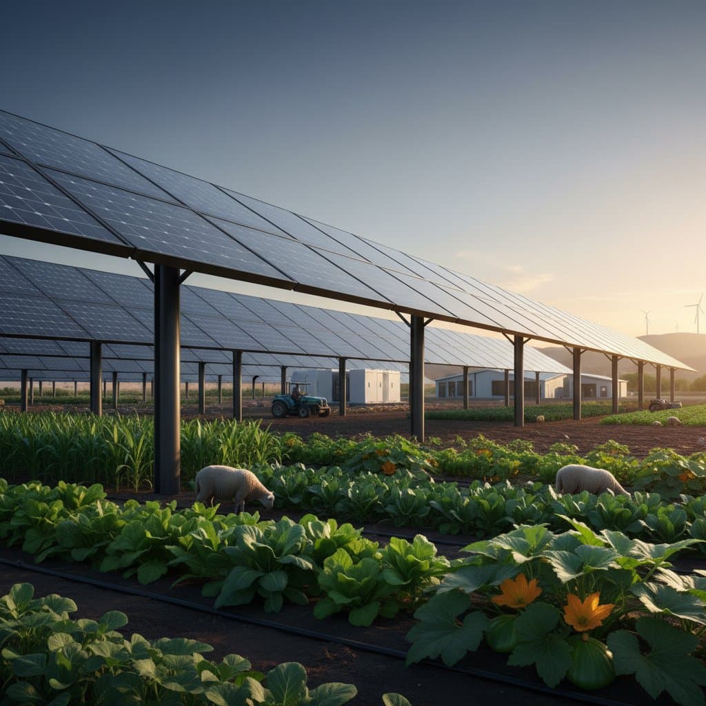 Agrivoltaics Boost Crop Yields While Generating Power