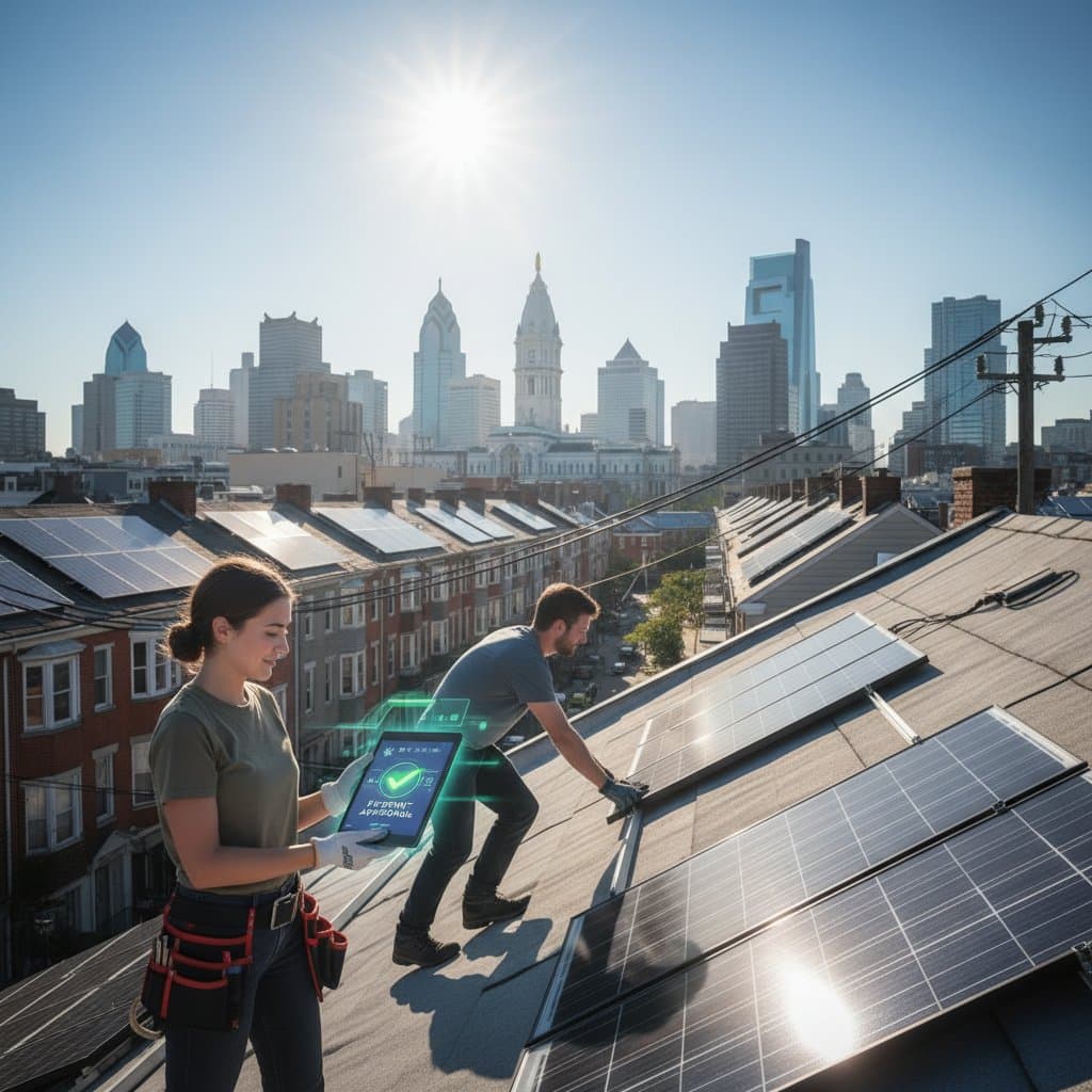 New Philly Solar Rules Cut DIY Permit Waits in 2026