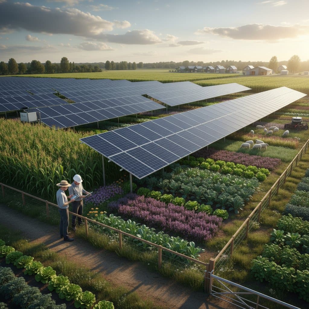Agrivoltaics: Solar Farms Growing Food and Power
