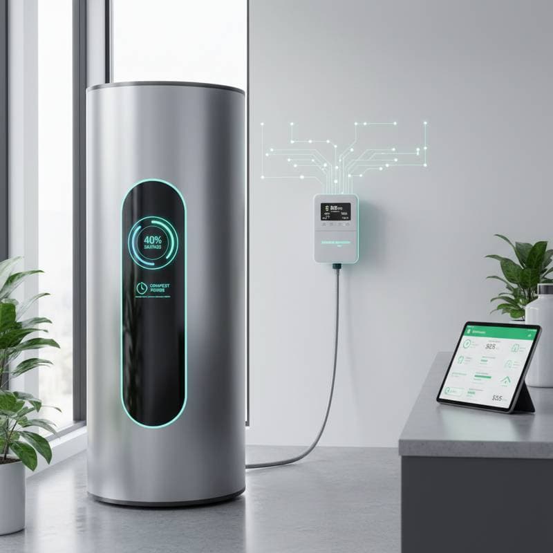 Smart Grid Water Heaters Cut Bills 40% Automatically