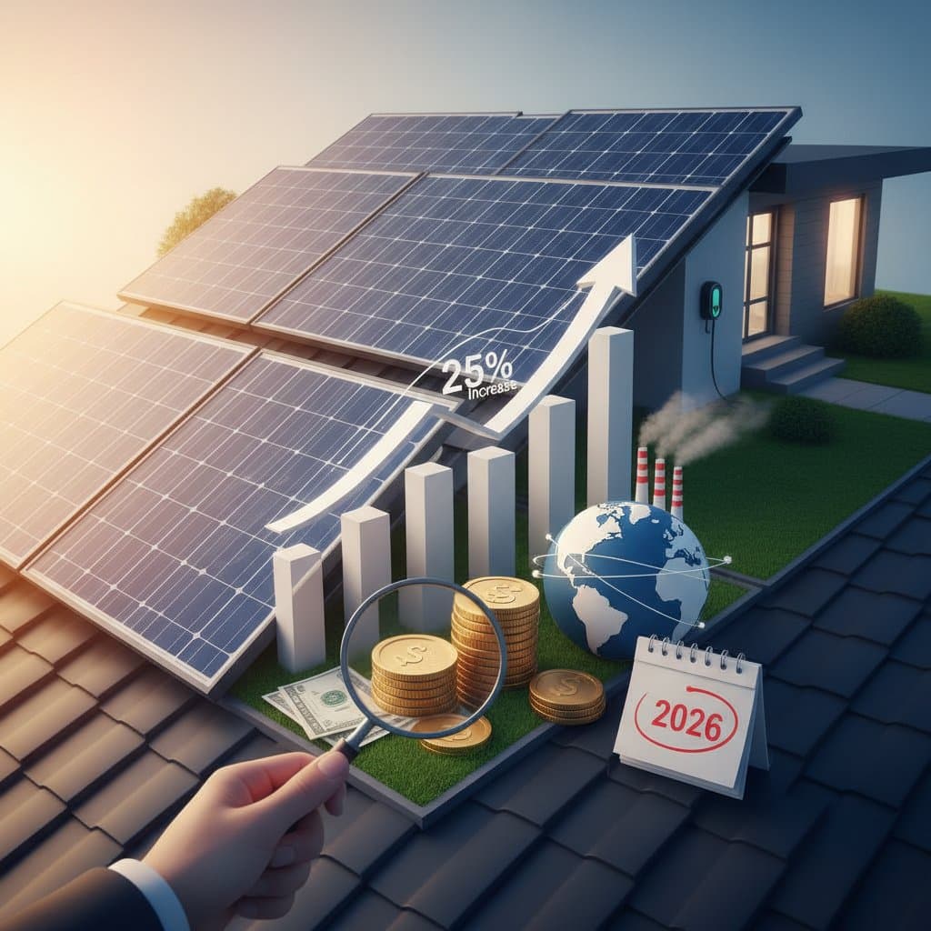 Solar Panels Will Jump 25% in Price by 2026