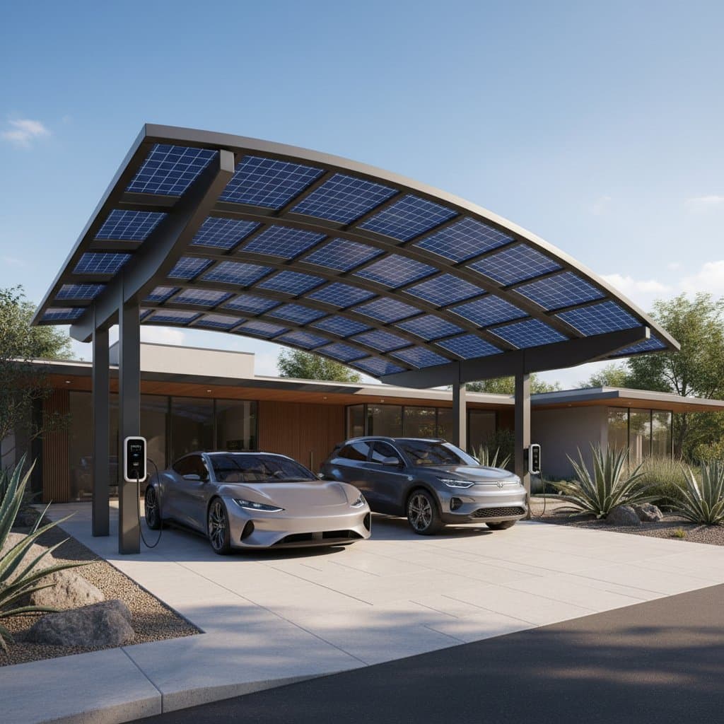 Why Driveway Solar Canopies Rule 2026 Trends