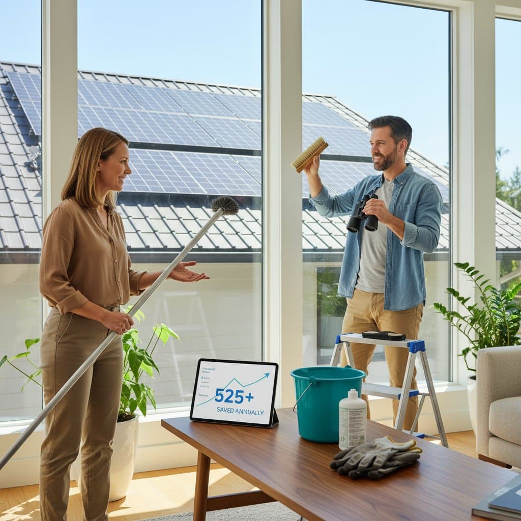 DIY Solar Care Saves Homeowners $500+ Each Year