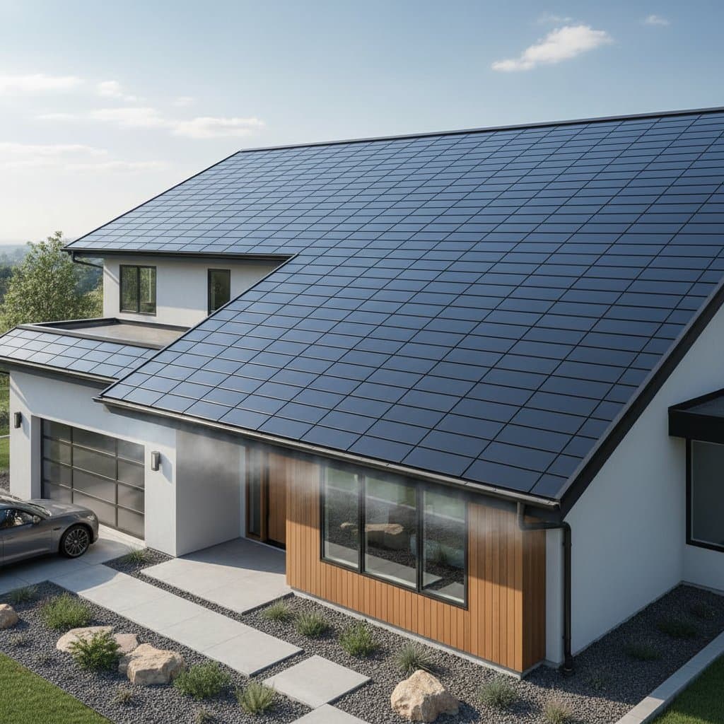 Smart Roof Tiles Generate Power While Cooling Your Home