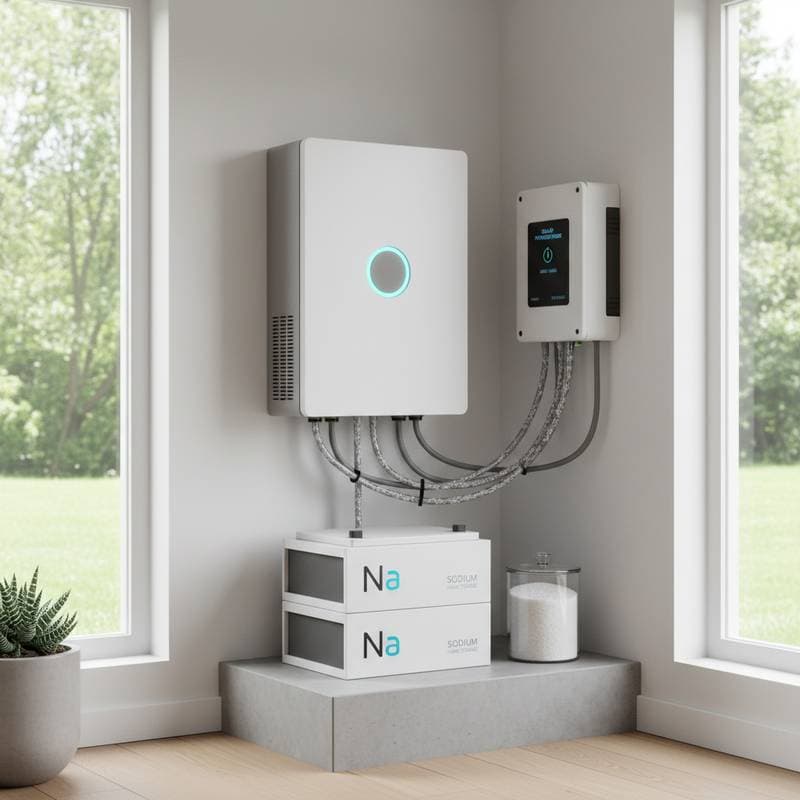 Sodium Batteries Cut Home Solar Storage Costs in Half