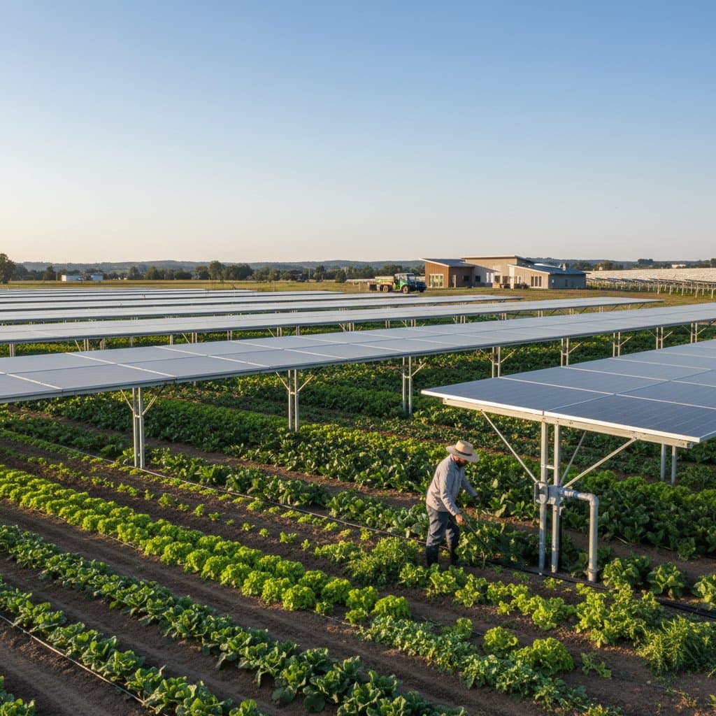Agrivoltaics Lets Farms Grow Crops and Generate Power