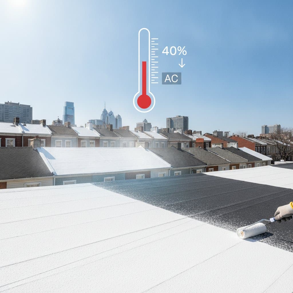 Cool Roof Coatings Slash AC Bills 40% in Summer Heat