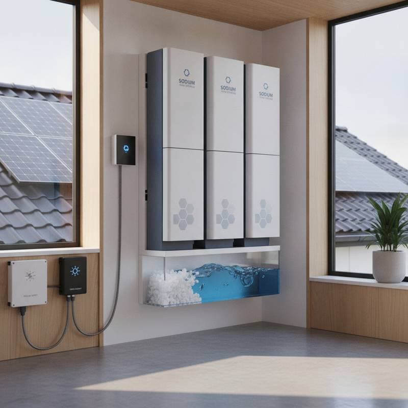 Sodium Batteries Drop Home Storage Costs 30 to 40 Percent