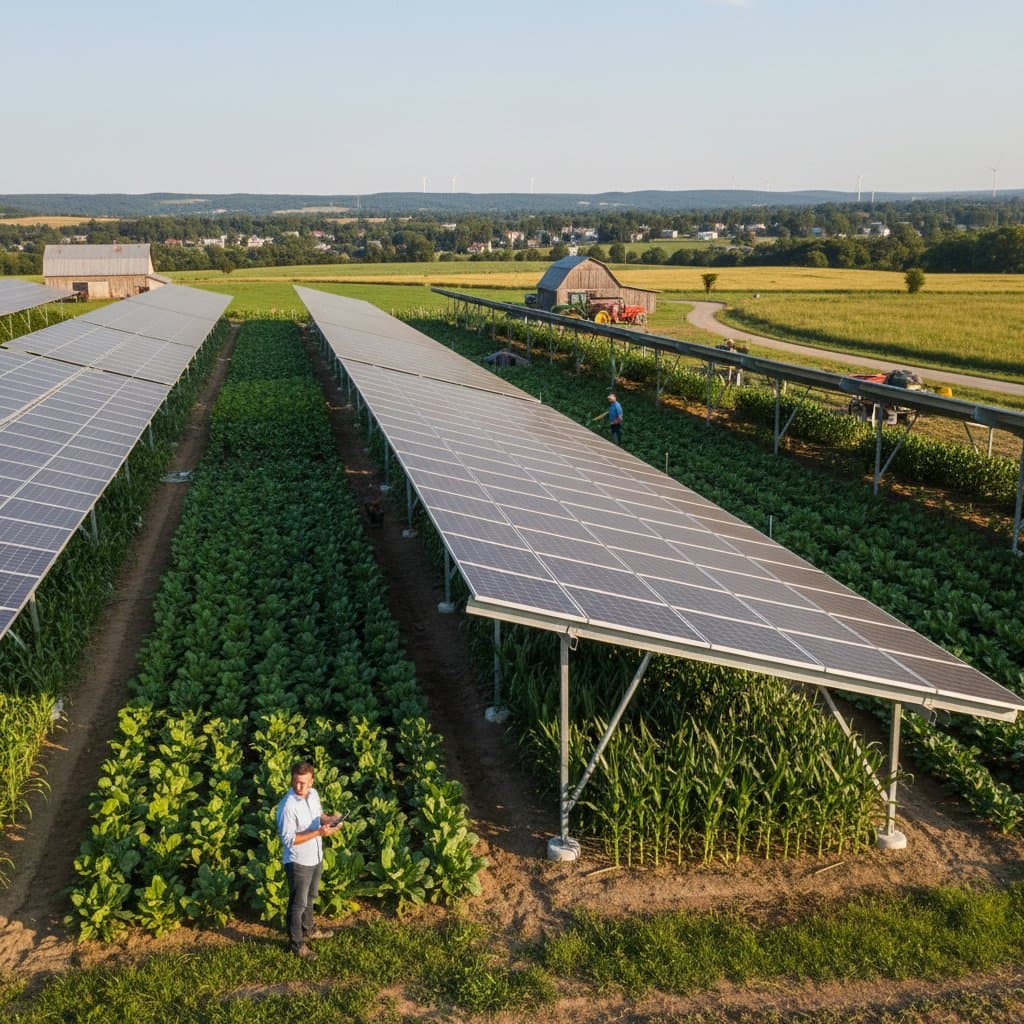 Agrivoltaics Doubles Farm Income Without Losing Crops