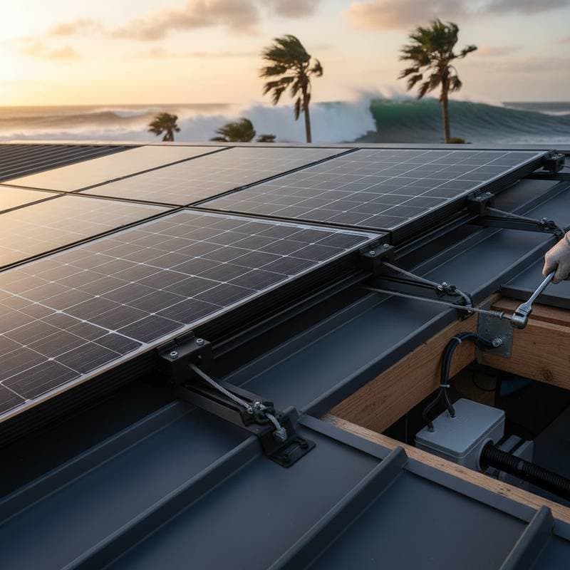 Hurricane-Rated Solar: What Wind Speed Tests Really Mean