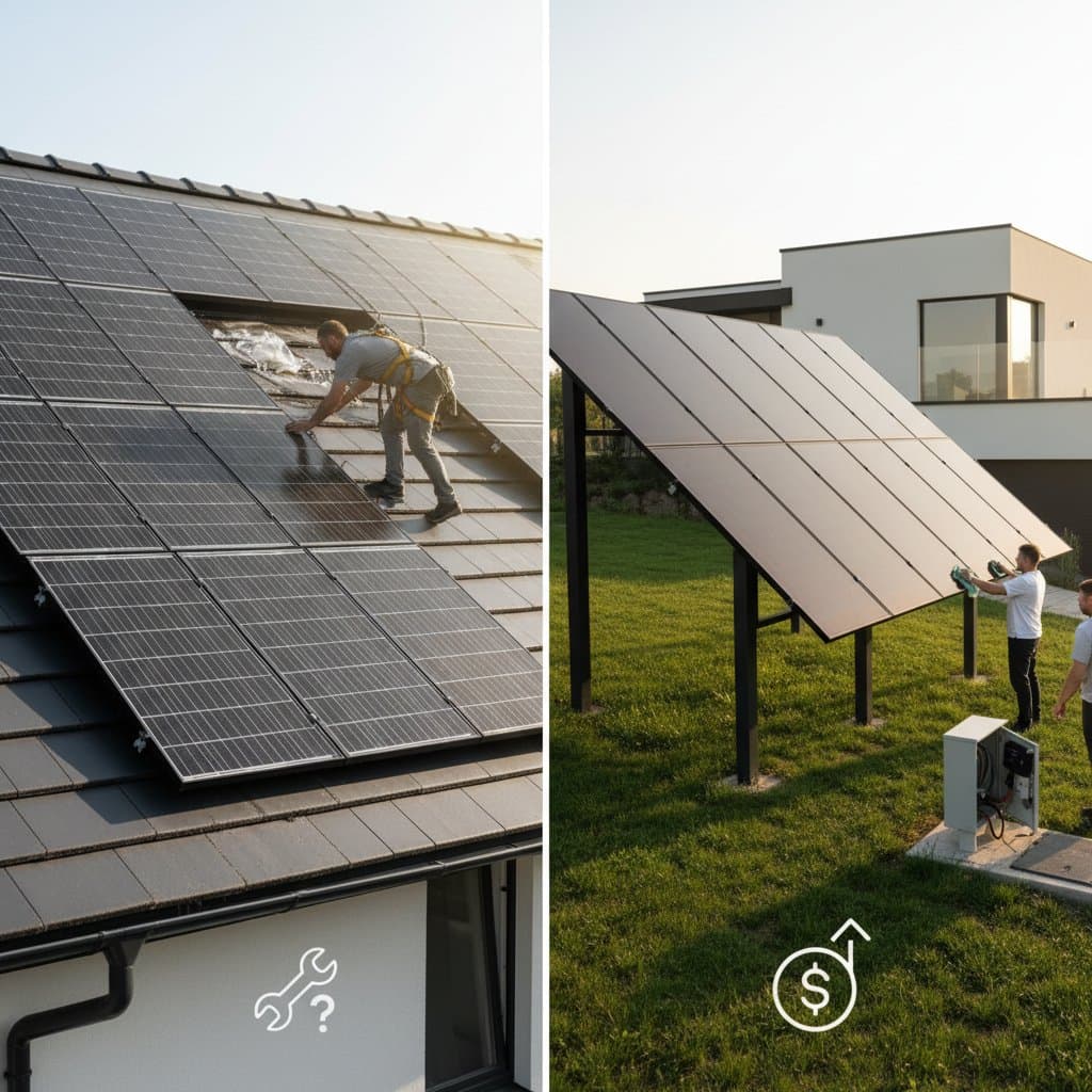 Ground Solar Cuts Lifetime Costs Despite Higher Install