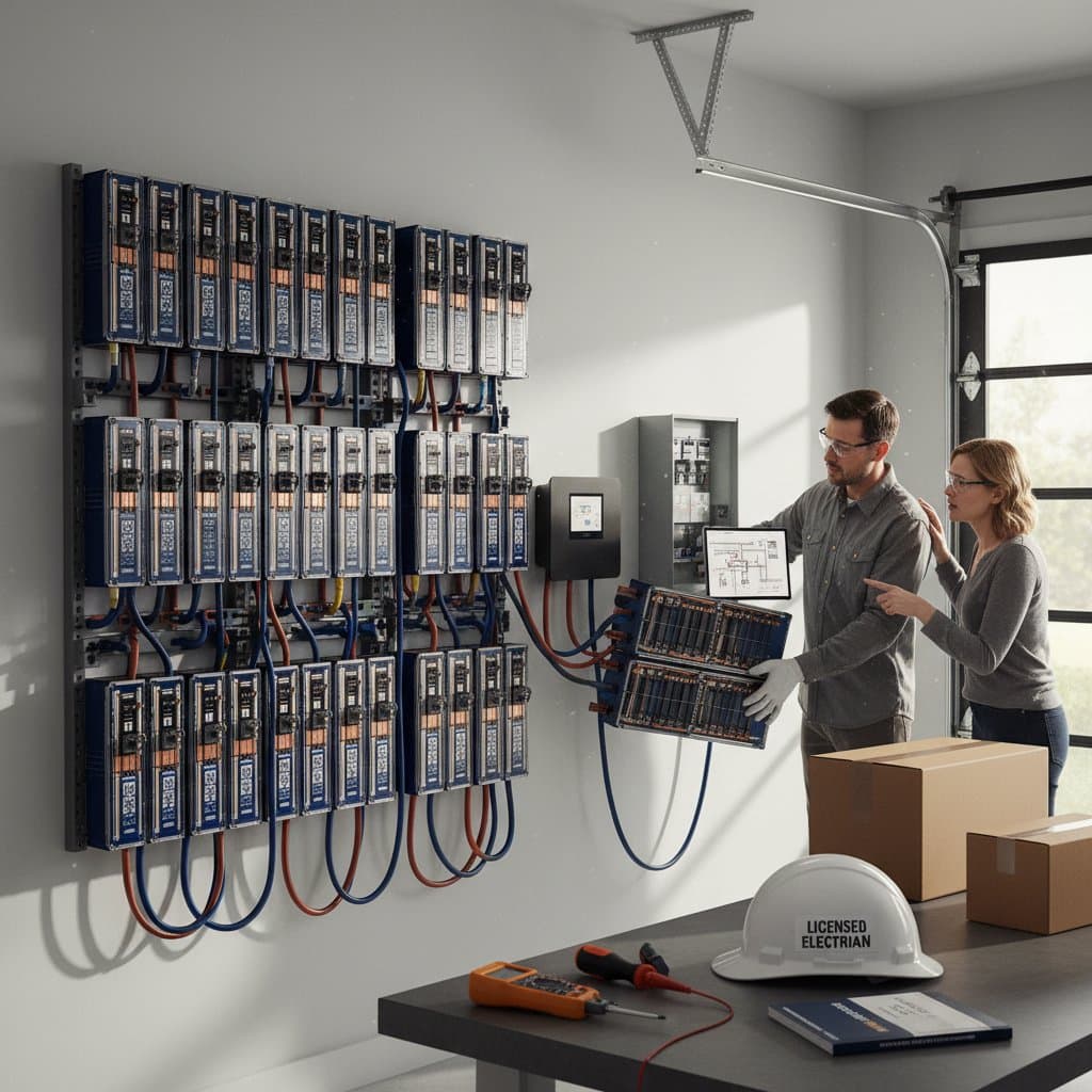 DIY Battery Walls: When to Call an Electrician