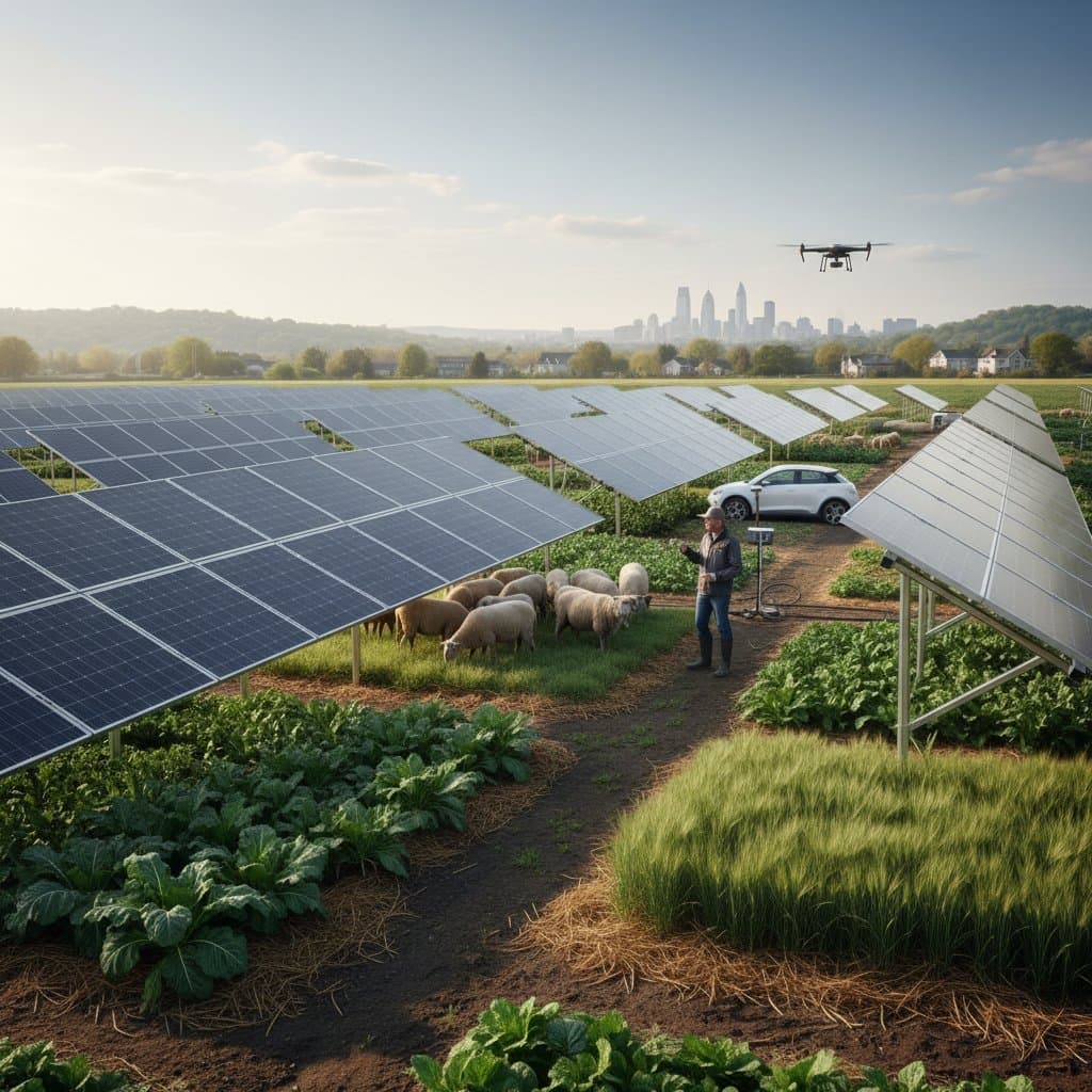 Agrivoltaics Doubles Land Value with Solar Farming