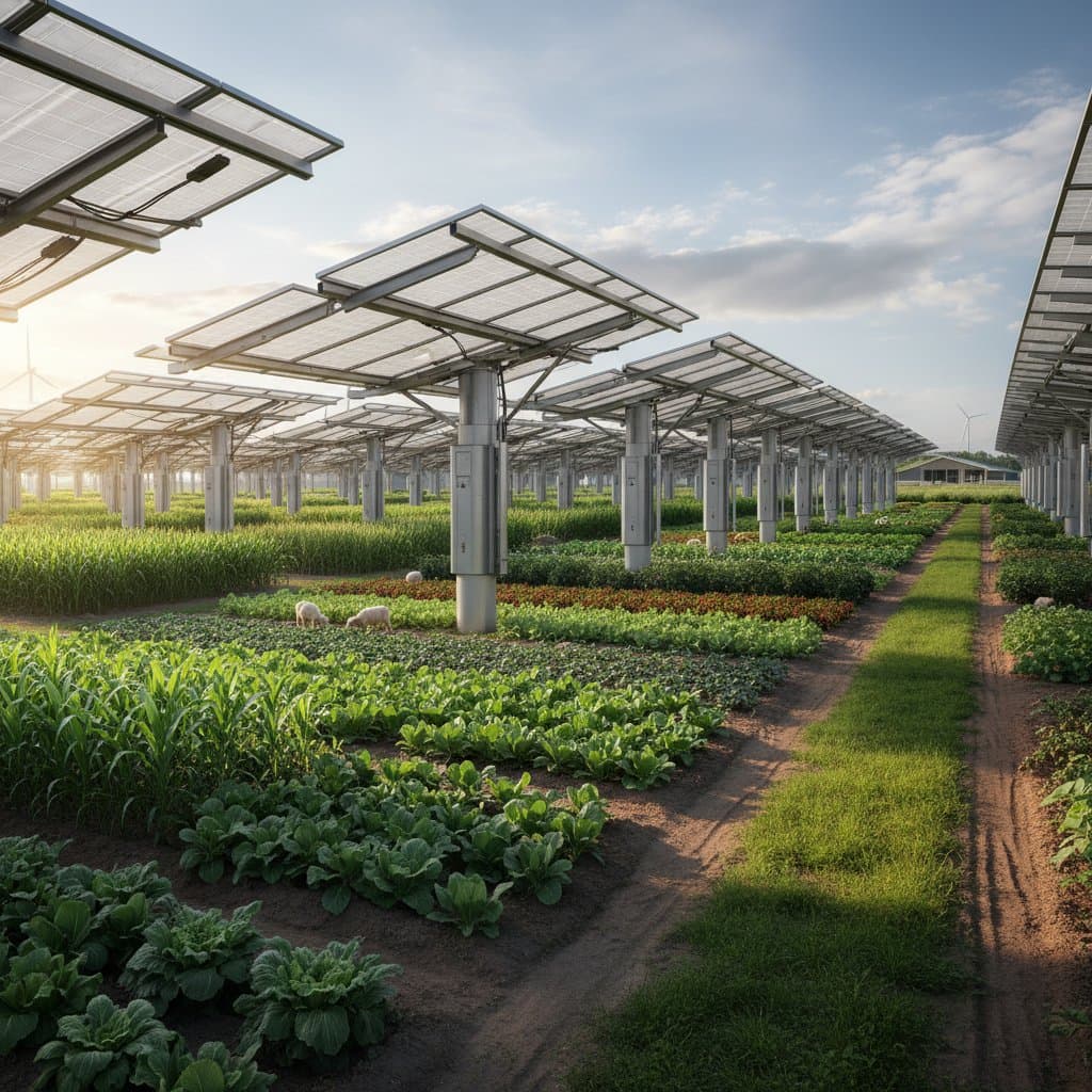 Solar Panels That Let Crops Grow Underneath Them