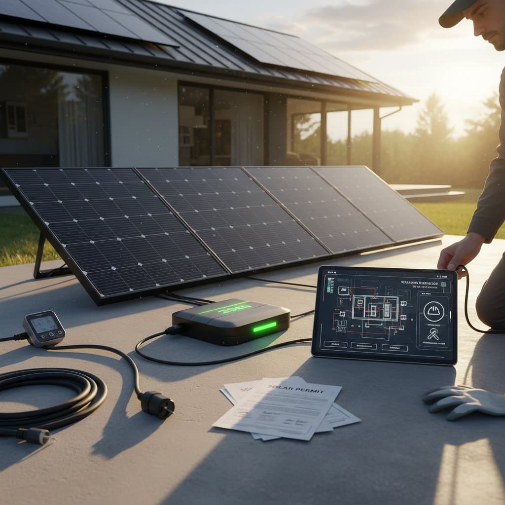 DIY Solar Kits Hide Critical Safety and Permit Rules