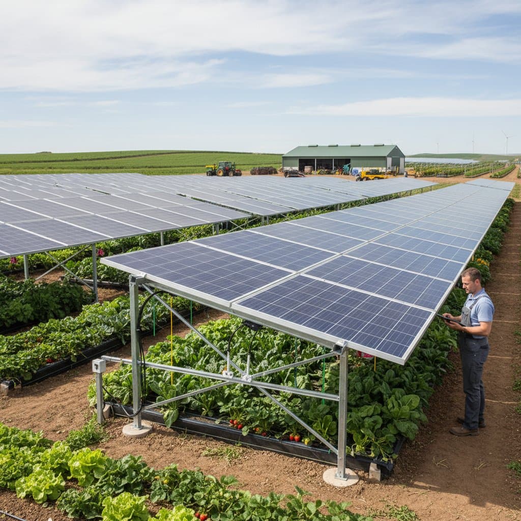 Solar Panels That Grow Food While Making Energy