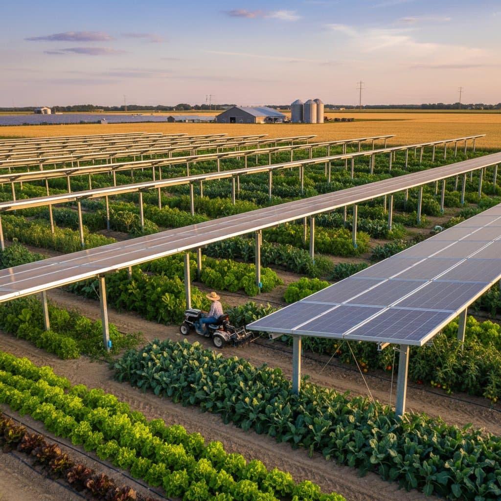 Agrivoltaics: Farming and Power on the Same Land