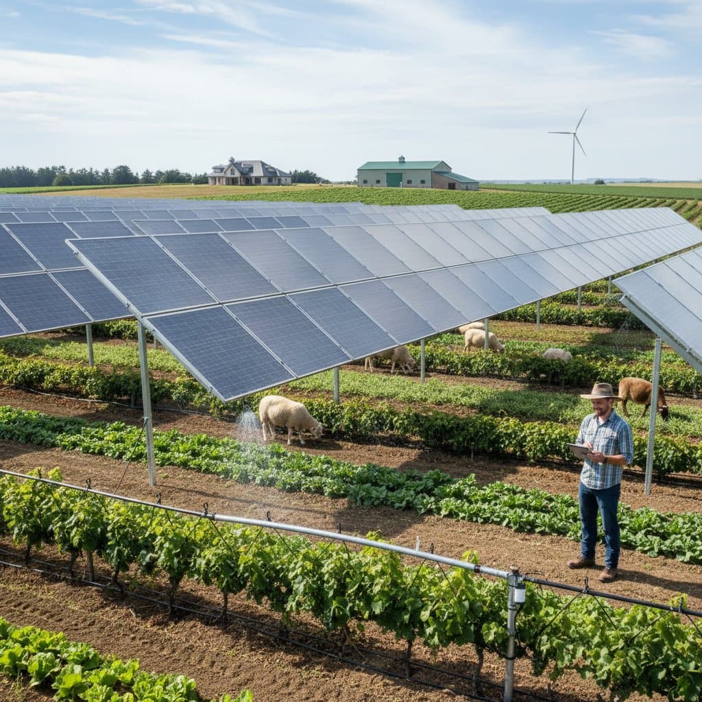 Agrivoltaics: Farmers Earn $80K Extra Per Year