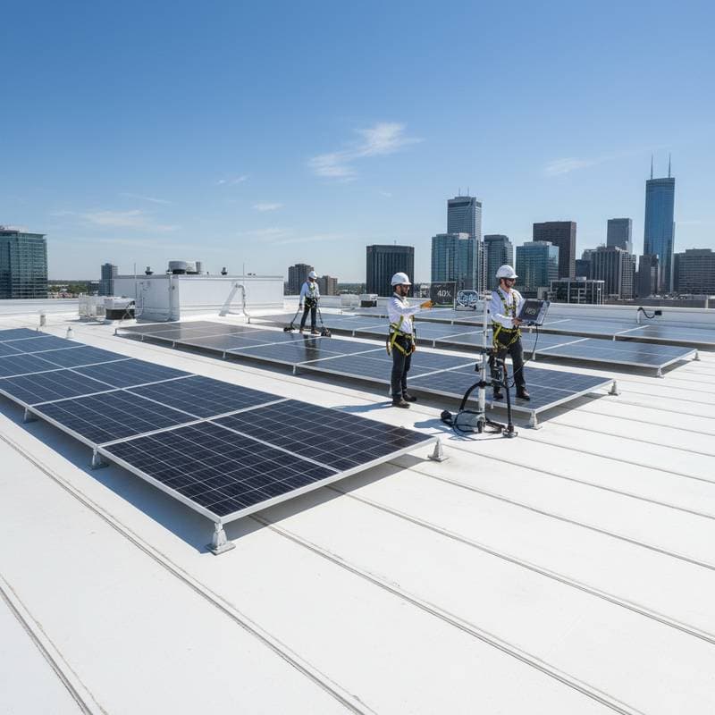 Cool Roofs Cut Energy Bills 40% With Solar Panels