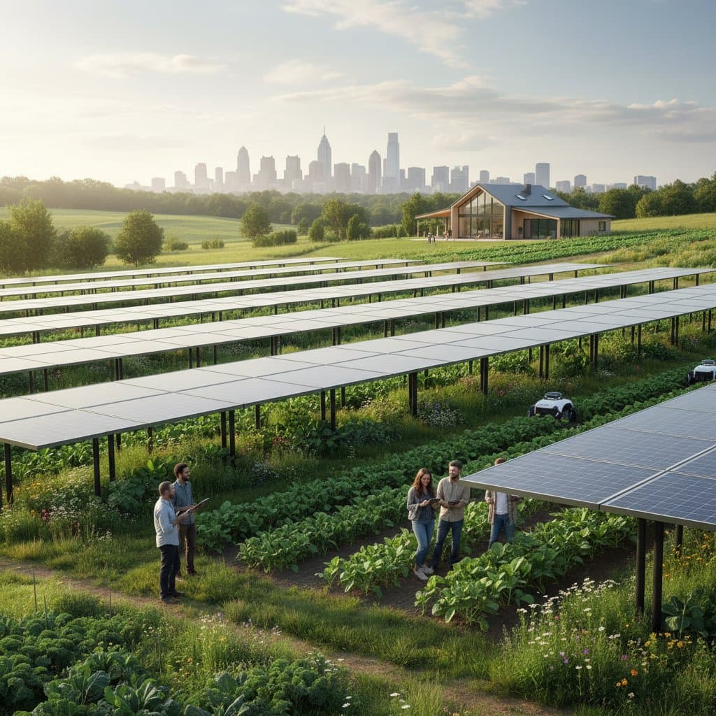 Agrivoltaics Let Farmers Harvest Crops and Power