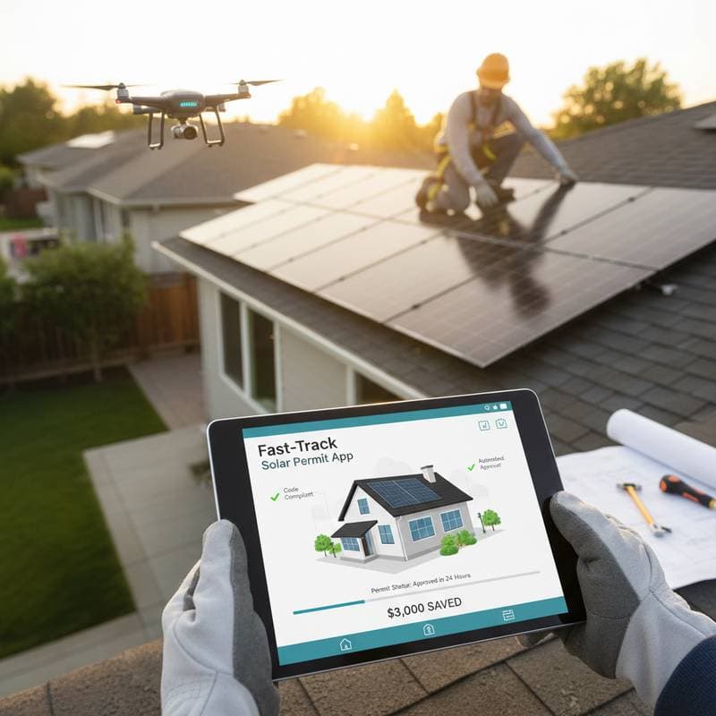 Fast-Track Apps Save $3K on DIY Solar Permits
