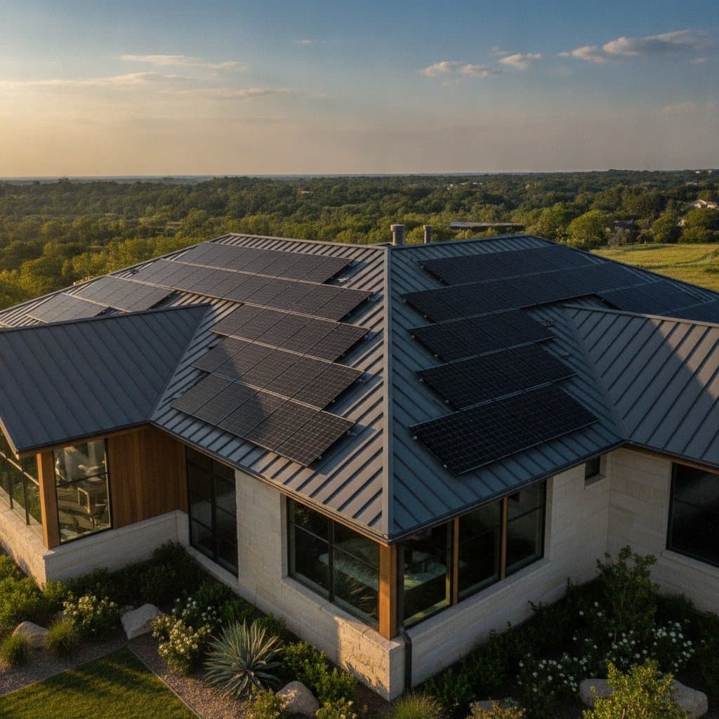 Metal Roofs Last Twice as Long Under Solar Panels
