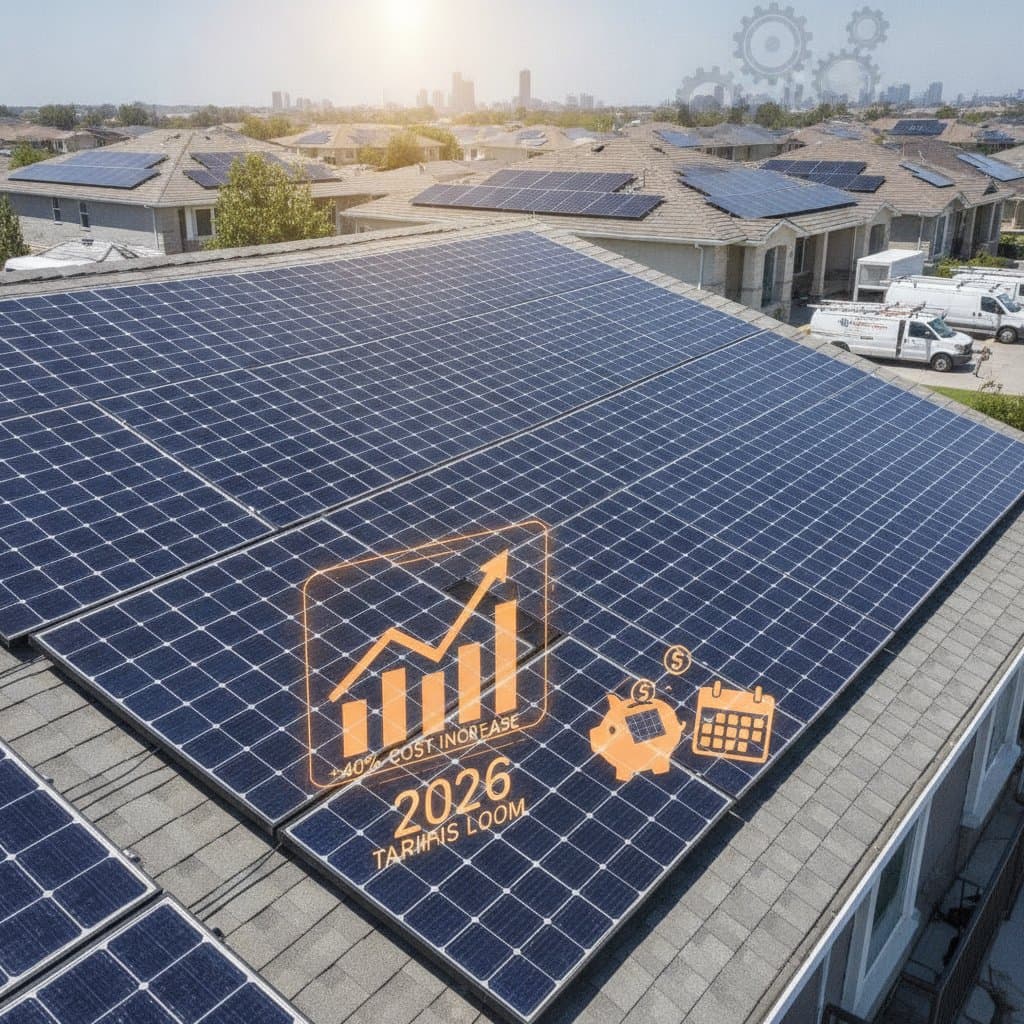 Solar Panel Costs Jump 40% as 2026 Tariffs Loom