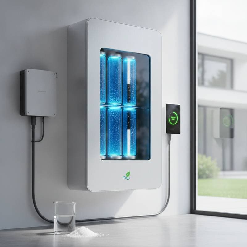 Saltwater Batteries Eliminate Fire Risk in Solar Storage